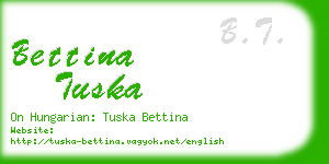 bettina tuska business card